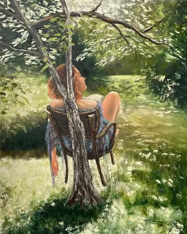 SATURNIN — olej, 80x100cm, 2022
