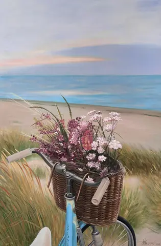 Tu a teraz! — olej, 100x150cm, 2021