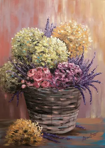 Hrejivý dar jesene — olej, 60x80cm, 2020